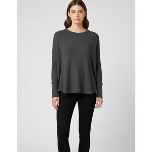 Anthropologie Postmark Women’s Small Gray Waffle‎ Knit Long Sleeve Top